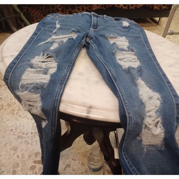 Hollister Womens Jeggings 3S W26 L26 Blue - Picture 2 of 4